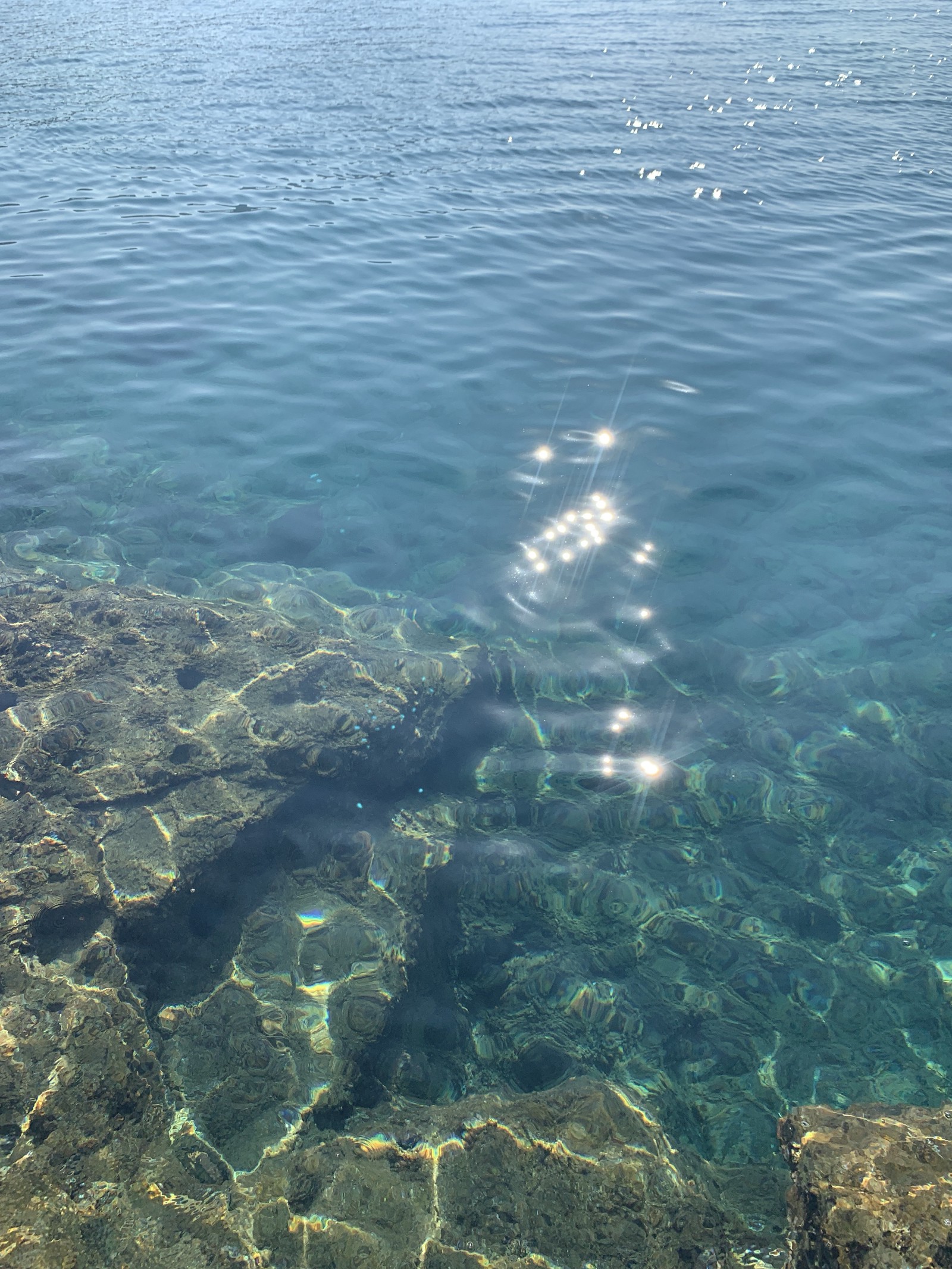 Clear water in Ischia