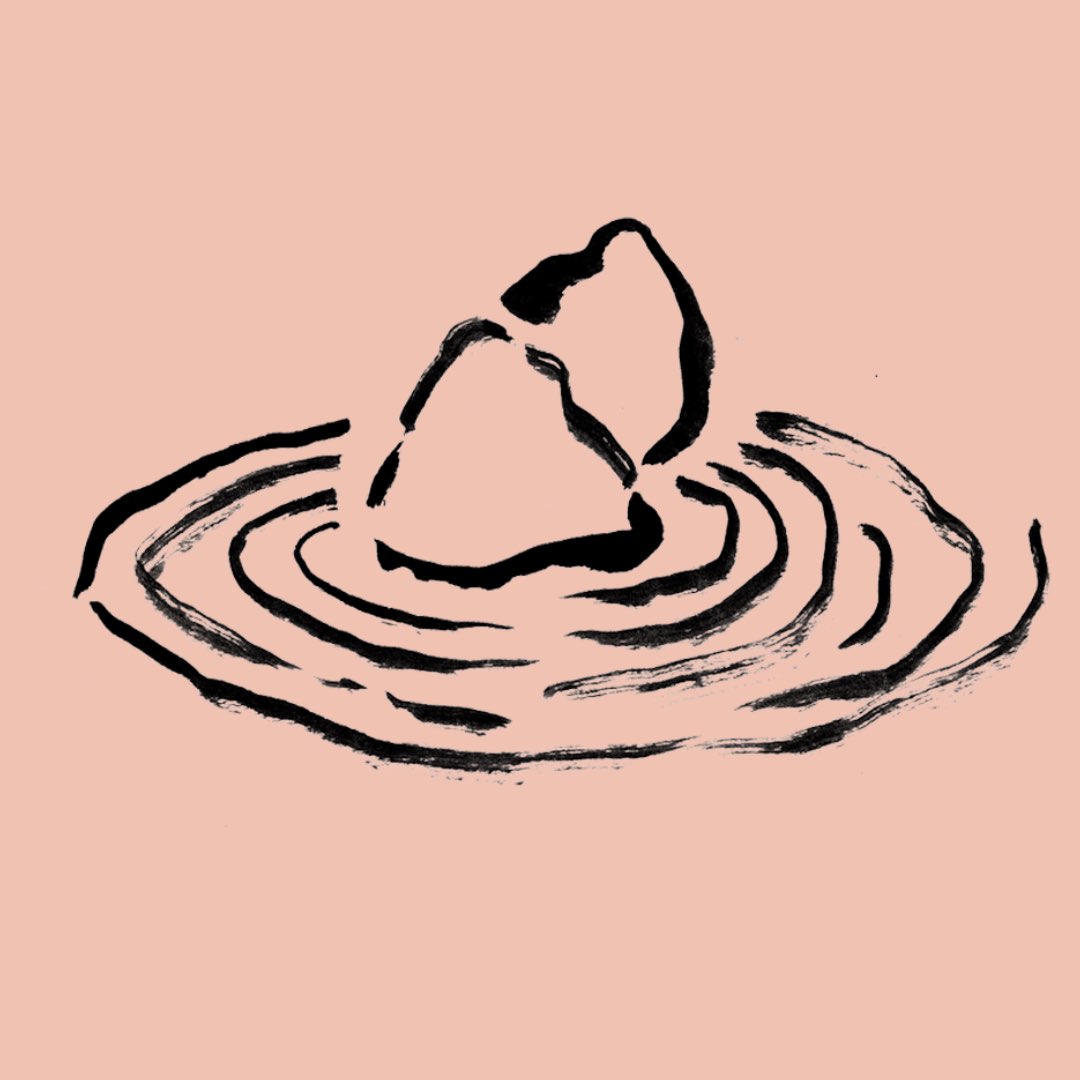 A drawn up zen garden